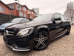 Schwarz Gebraucht 2018 Mercedes C220 AMG line Kombi | 9.950 €