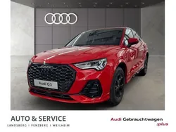 Progressivrot metallic Gebraucht 2024 Audi Q3 Sportback S-Line SUV | 53.390 € (Teuer)