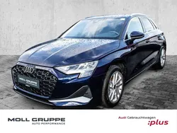 Navarrablau metallic Gebraucht 2024 Audi A3 Sportback Advanced Limousine | 29.390 € (Superpreis)