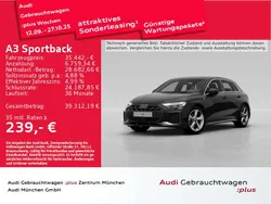 Mythosschwarz metallic Gebraucht 2024 Audi A3 S-Line Limousine | 35.442 € (Fairer Preis)