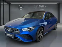 Metalliclack spektralblau Gebraucht 2024 Mercedes CLA200 AMG Coupé | 39.870 € (Fairer Preis)