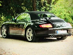 Schwarz / terracotta rot Gebraucht 2007 Porsche 911 Carrera 4S Cabriolet Cabrio | 58.000 € (Fairer Preis)