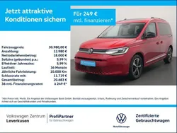 Kirschrot Gebraucht 2021 VW Caddy Style Van / Kleinbus | 30.980 € (Etwas zu teuer)