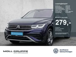 Atlantic blue metallic Gebraucht 2023 VW Tiguan Allspace Elegance SUV | 42.440 € (Fairer Preis)