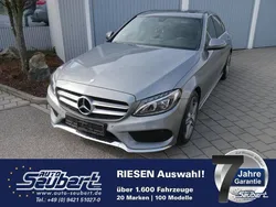 Silber metallic Gebraucht 2016 Mercedes C200 AMG line Limousine | 28.990 €