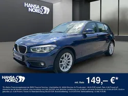 Blau / mediterran blau (metallic) Gebraucht 2017 BMW 118 Advantage Kleinwagen | 16.950 € (Fairer Preis)