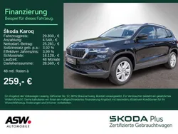 Schwarzmagic perleffekt Gebraucht 2024 Skoda Karoq Selection SUV | 28.960 € (Guter Preis)