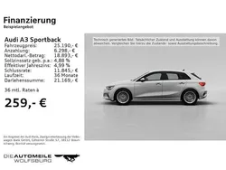 Ibisweiß Gebraucht 2023 Audi A3 Advanced Plus | 24.890 € (Superpreis)