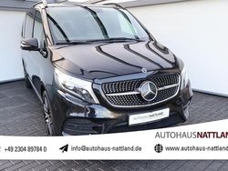 Obsidianschwarz Gebraucht 2021 Mercedes V300 AMG line Van / Kleinbus | 40.950 € (Superpreis)