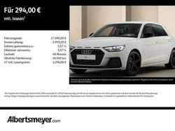 Weiß Neu 2025 Audi A1 Sportback Advanced Kleinwagen | 27.690 € (Etwas zu teuer)