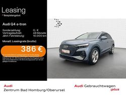 Blau Gebraucht 2025 Audi Q4 e-tron S-Line SUV | 43.690 € (Etwas zu teuer)