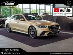 Gold Gebraucht 2021 Mercedes S580 AMG line Limousine | 94.900 € (Etwas zu teuer)