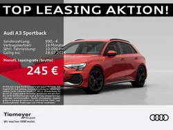 Rot Gebraucht 2024 Audi A3 Sportback S-Line Limousine | 34.690 € (Fairer Preis)