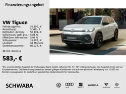 Oyster silver metallic Gebraucht 2025 VW Tiguan R-line SUV | 55.890 € (Superpreis)