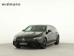 Metalliclack kosmosschwarz Gebraucht 2024 Mercedes CLA200 Shooting Brake AMG Kombi | 37.850 € (Etwas zu teuer)