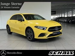 Gelb Gebraucht 2021 Mercedes A250 AMG Limousine | 26.488 € (Guter Preis)