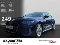 Blau Gebraucht 2020 Audi A3 Sportback S-Line Limousine | 26.130 € (Fairer Preis)