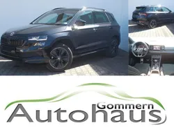 Schwarz Gebraucht 2024 Skoda Karoq SportLine SUV | 36.950 € (Guter Preis)