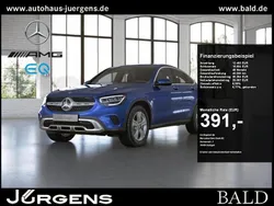 Brillantblau metallic Gebraucht 2021 Mercedes GLC300e Coupé | 40.490 € (Superpreis)