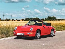 Rot Gebraucht 1990 Porsche 911 Carrera Cabriolet Cabrio | 99.000 €