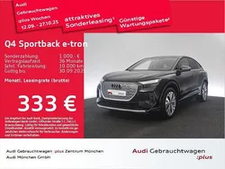 Schwarz Gebraucht 2025 Audi Q4 Sportback e-tron Advanced SUV | 42.146 € (Etwas zu teuer)