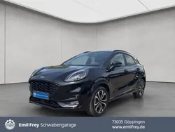 Schwarz agate black metallic Gebraucht 2024 Ford Puma ST-Line X SUV | 24.444 € (Fairer Preis)