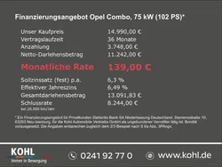 Grau Gebraucht 2020 Opel Combo Edition Van / Kleinbus | 14.990 € (Fairer Preis)