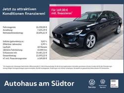 Mitternachtsschwarz Gebraucht 2024 Seat Leon ST FR-Line Kombi | 26.350 € (Guter Preis)