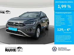 Indiumgrau Gebraucht 2024 VW T-Roc Life SUV | 25.290 € (Fairer Preis)