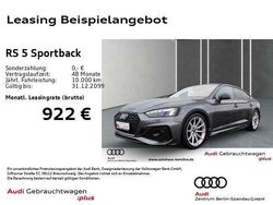 Grau Gebraucht 2024 Audi RS5 Sportback Sport Limousine | 73.940 € (Fairer Preis)