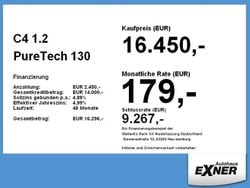 Platinum grau Gebraucht 2024 Citroën C4 PureTech | 16.450 € (Superpreis)