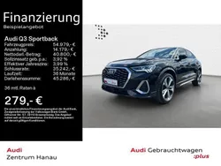 Schwarz Gebraucht 2024 Audi Q3 Sportback S-Line SUV | 54.979 € (Teuer)