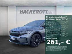 Grau Gebraucht 2022 Skoda Enyaq iV SportLine SUV | 36.960 € (Guter Preis)