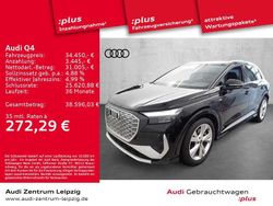 Mythosschwarz metallic Gebraucht 2022 Audi Q4 e-tron S-Line SUV | 34.450 € (Fairer Preis)