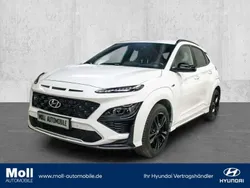 Atlas white / sol Gebraucht 2023 Hyundai Kona N Line SUV | 27.390 € (Fairer Preis)