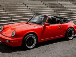 Rot Gebraucht 1990 Porsche 911 Carrera 4 Cabrio | 62.964 €