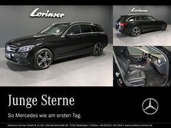 Schwarz obsidianschwarz metall Gebraucht 2021 Mercedes C220 Avantgarde Kombi | 27.900 € (Fairer Preis)