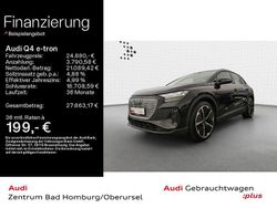 Mythosschwarz metallic Gebraucht 2021 Audi Q4 e-tron Performance SUV | 24.880 € (Guter Preis)