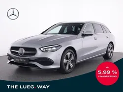 Metalliclack hightechsilber Gebraucht 2023 Mercedes C300e Avantgarde Kombi | 36.555 € (Superpreis)