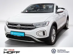 Weiß Gebraucht 2024 VW T-Roc Cabriolet Style Cabrio | 27.475 € (Superpreis)
