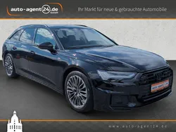Mythosschwarz metallic Gebraucht 2021 Audi A6 S-Line Kombi | 33.990 € (Superpreis)
