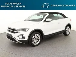 Pure white Gebraucht 2023 VW T-Roc Cabriolet Style Cabrio | 30.690 € (Fairer Preis)