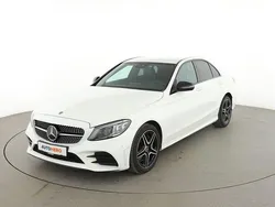 Weiß Gebraucht 2021 Mercedes C400 AMG line Limousine | 34.430 € (Guter Preis)
