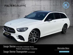 Polarweiß Gebraucht 2024 Mercedes E220 AMG line Kombi | 51.740 € (Teuer)