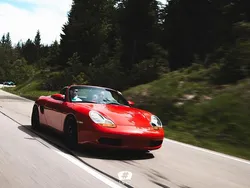 Rot Gebraucht 1998 Porsche 986 Boxster Cabrio | 19.999 €
