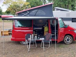 Rot Gebraucht 2020 VW California Beach Van | 52.150 € (Teuer)