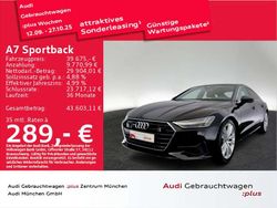 Mythosschwarz metallic Gebraucht 2021 Audi A7 Kleinwagen | 39.675 € (Superpreis)