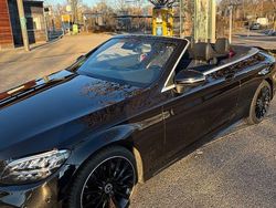 Schwarz Gebraucht 2021 Mercedes C220 AMG Cabrio | 34.999 € (Fairer Preis)