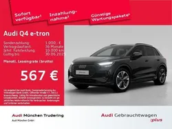 Mythosschwarz metallic Gebraucht 2024 Audi Q4 e-tron Ambiente SUV | 53.445 € (Fairer Preis)