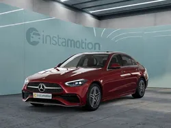 Rot Gebraucht 2024 Mercedes C300e Limousine | 51.829 € (Teuer)